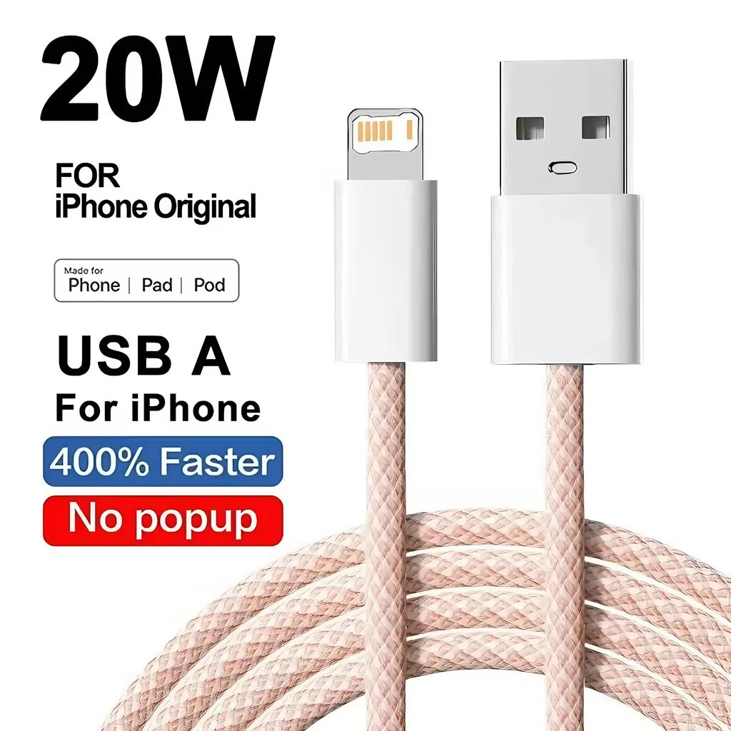 20W Fast Charging iPhone Cable