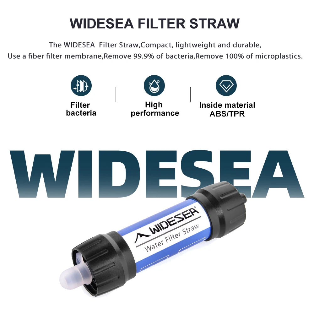 Camping Water Filter — Portable Hollow Fiber Filtration