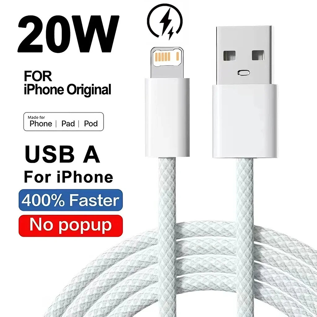 20W Fast Charging iPhone Cable