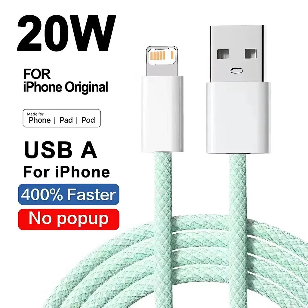 20W Fast Charging iPhone Cable