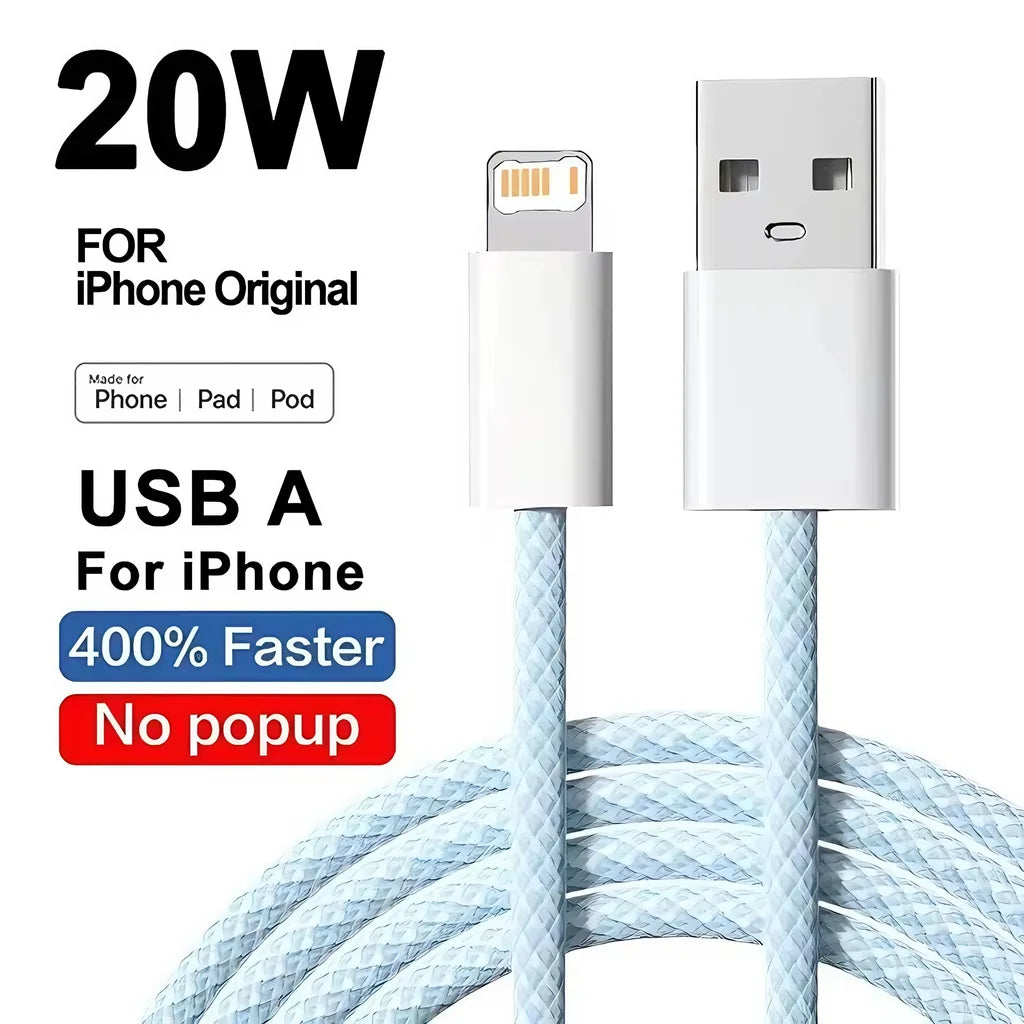 20W Fast Charging iPhone Cable