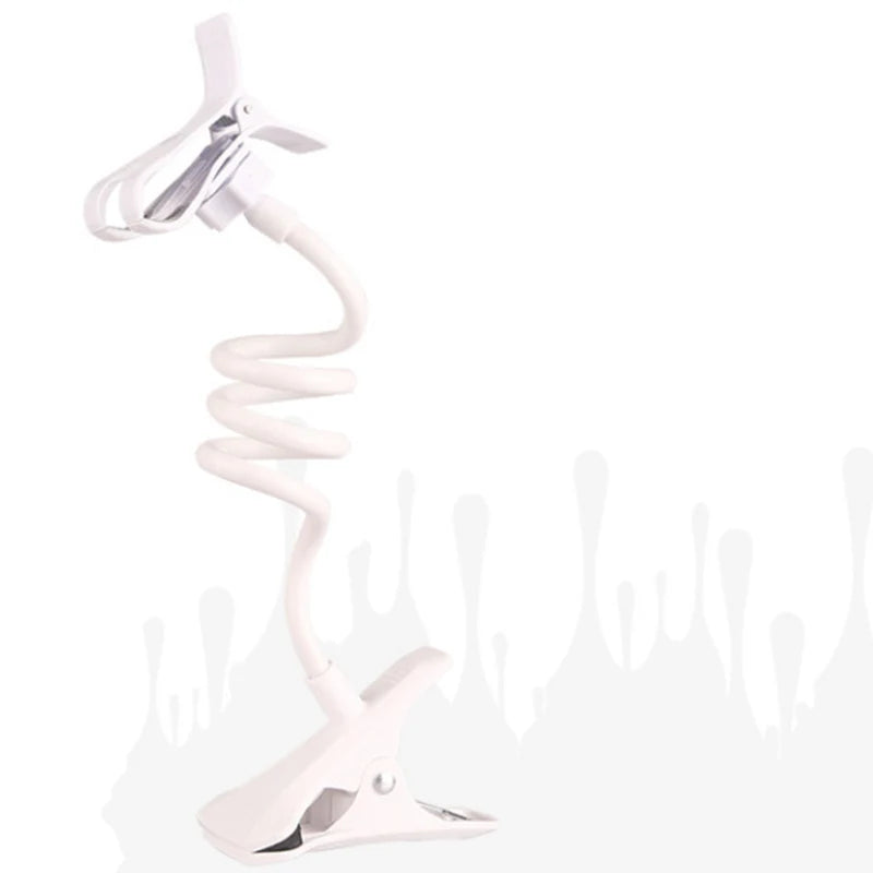Flexible Lazy Phone Holder — Adjustable Gooseneck Desk & Bed Mount