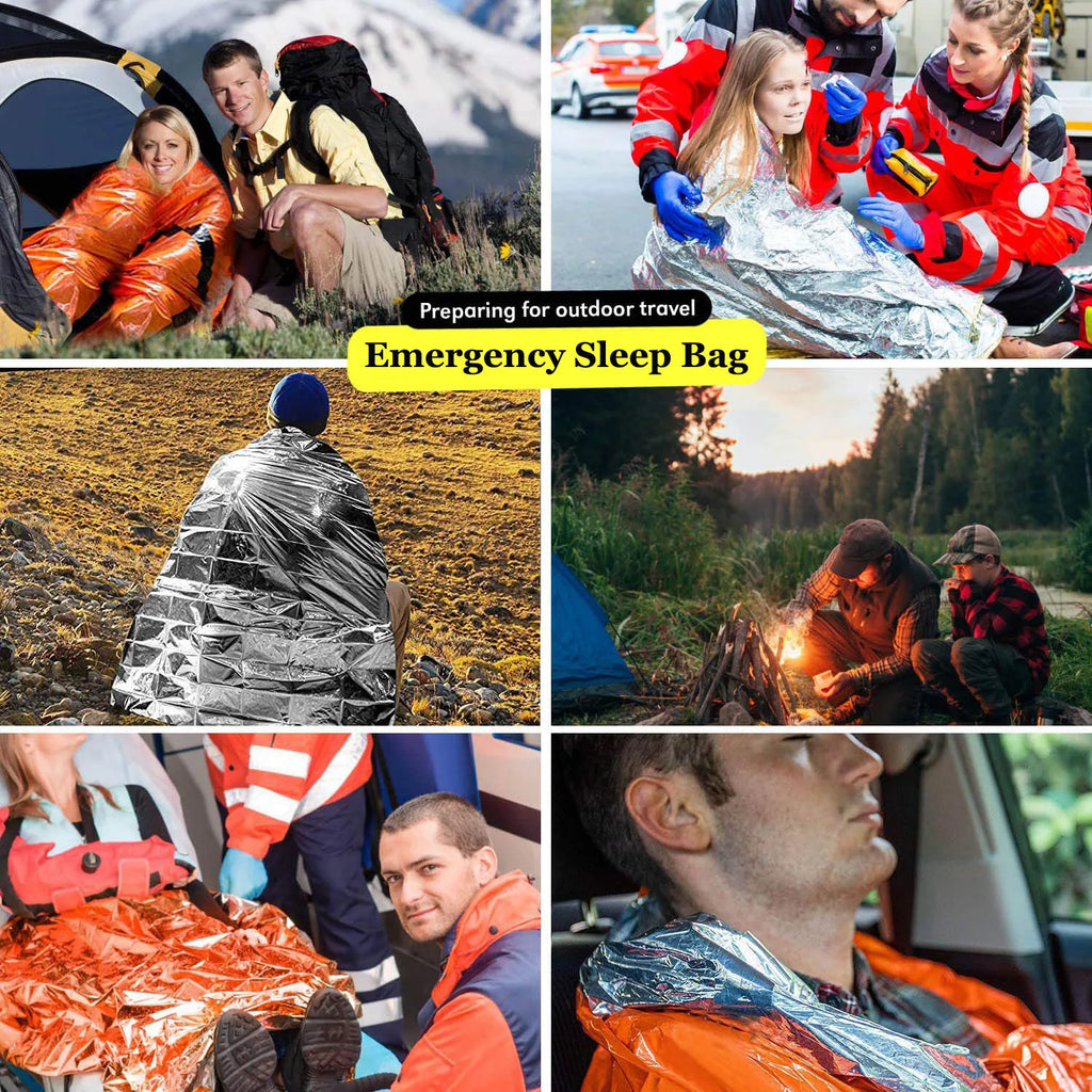 Portable Waterproof Emergency Survival Bag — Outdoor Camping & First Aid Kit