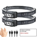 LED Headlamp — Rechargeable Outdoor Flashlight