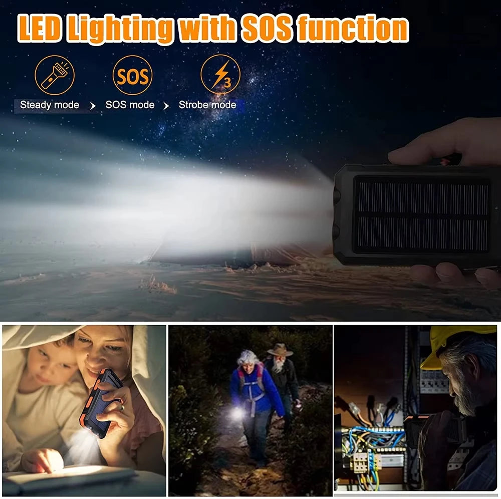 80000mAh Portable Charger with LED Light